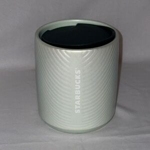 Starbucks Sea Green Ceramic 8oz Cup Tumbler with Lid